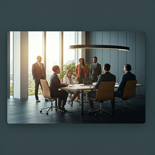 African professionals in a modern Australian corporate office